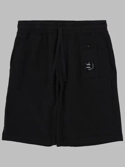 C.p. Company Shorts In Cotone In Black