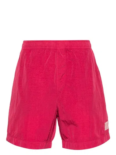 C.p. Company Shorts In Red Bud