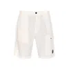 C.p. Company C.p.company Cargo Shorts In White