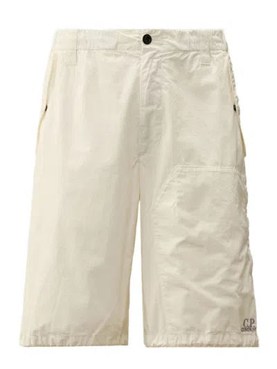 C.p. Company Shorts In White