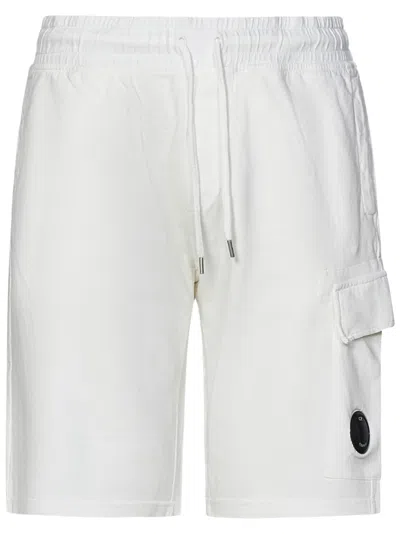 C.p. Company Shorts In White