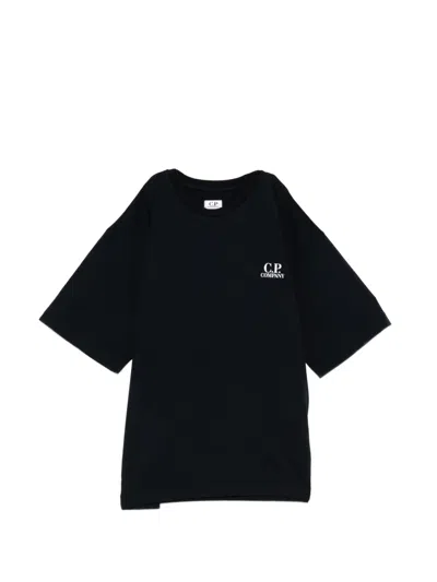 C.p. Company Short-sleeve Maxi T-shirt In Blue