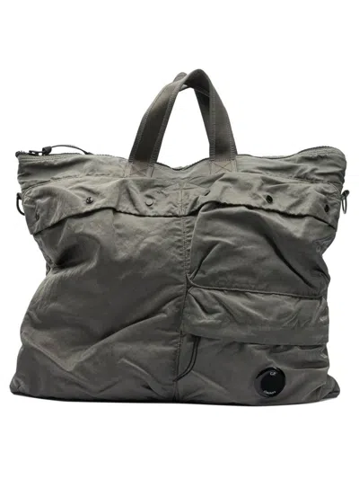 C.p. Company Shoulder Bag "nylon B" In Gray