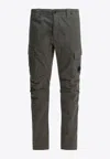 C.p. Company Utility Trousers Featuring Multiple Pockets In Gray