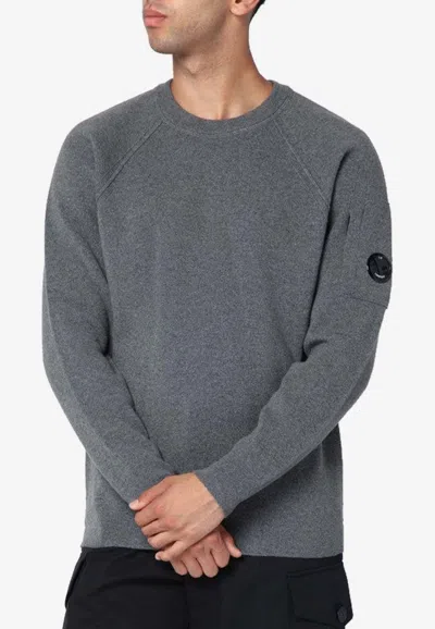 C.P. COMPANY SIGNATURE LENS WOOL SWEATER