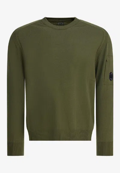 C.P. COMPANY SIGNATURE LENS WOOL SWEATER