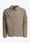 C.p. Company Utility Jackets With Arm Pocket And Multiple Zip Pockets In Green