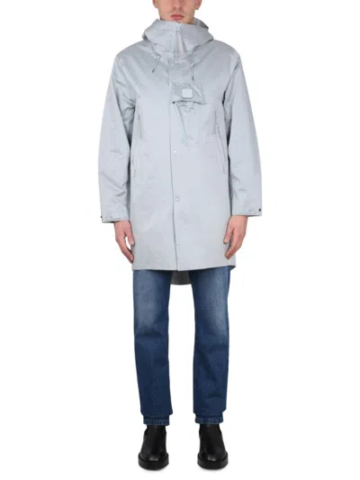 C.p. Company Silver Technical Fabric Jacket In Grey