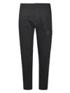 C.p. Company Black Logo Patch Pant In Black
