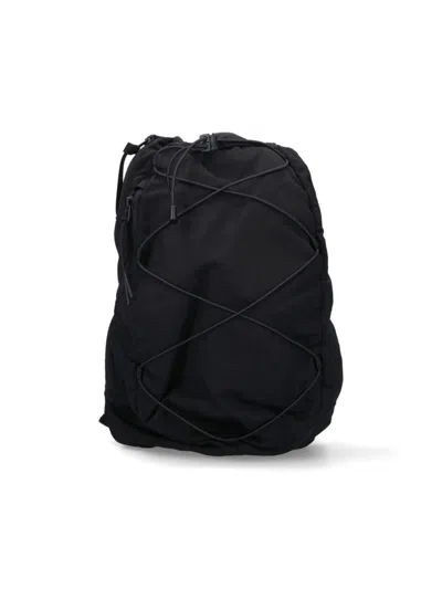 C.p. Company Single-shoulder Black Nylon Backpack