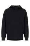 C.p. Company Slate Cotton Sweatshirt In Black