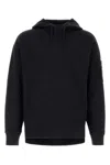 C.p. Company Slate Cotton Sweatshirt In Black