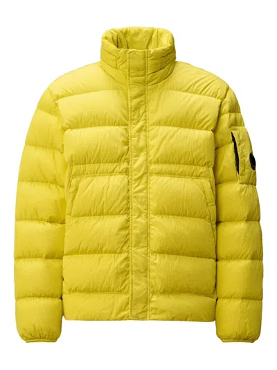 C.P. COMPANY SLEEVE-DETAIL QUILTED JACKET