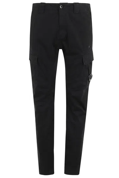 C.P. COMPANY SLIM-FIT CARGO PANTS WITH MULTI-POCKET DESIGN