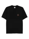 C.p. Company Metropolis Series Mercerized Jersey Urban Mobility T-shirt In Black