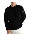 C.p. Company Ribbed-knit Sweater In Black