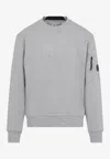 C.p. Company C.p.company Cotton Crewneck Sweatshirt In Gray