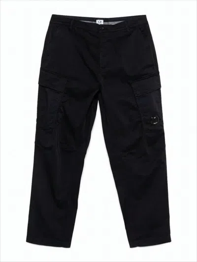 C.P. COMPANY STRAIGHT FIT CARGO PANTS WITH RELAXED SILHOUETTE