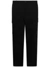 C.p. Company Straight-leg Cargo Trousers In Black