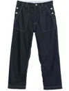 C.p. Company C.p.company Straight Leg Jeans In Blue