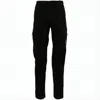 C.p. Company Straight-leg Pants With Practical Pockets In Black