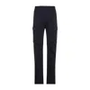 C.p. Company Straight Leg Trousers With Cargo Pockets And Tailored Fit In Black
