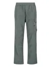 C.p. Company Cargo-pockets Drawstring Trousers In Gray