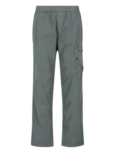 C.P. COMPANY STRAIGHT PANTS - GREY