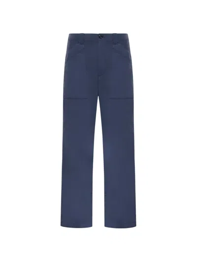 C.p. Company Straight-leg Trousers In Blue