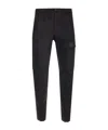 C.p. Company Stretch-cotton Cargo Trousers In Black