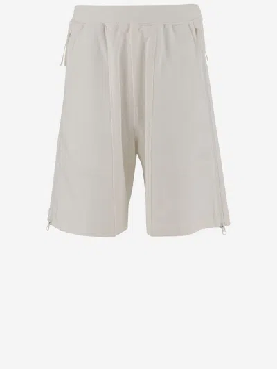 C.p. Company Stretch Cotton Short Pants In White