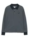 C.p. Company Stretch Piquet Polo In Blue