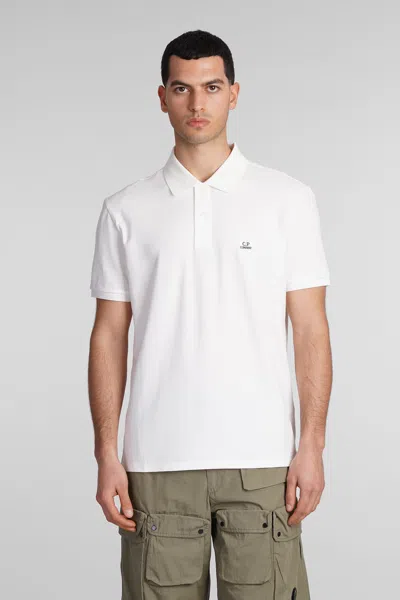 C.P. COMPANY STRETCH PIQUET POLO SHIRT
