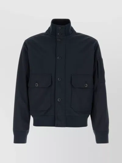 C.P. COMPANY STRETCH POLYESTER JACKET HIGH COLLAR