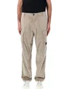 C.p. Company C.p.company Stretch Sateen Loose Cargo Pants In Neutral