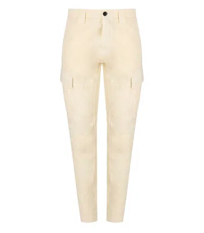 C.P. COMPANY C.P. COMPANY STRETCH SATEEN PISTACHIO SHELL CARGO PANTS