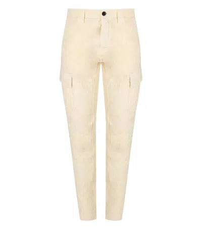 C.p. Company Stretch Sateen Pistachio Shell Cargo Pants In Neutral