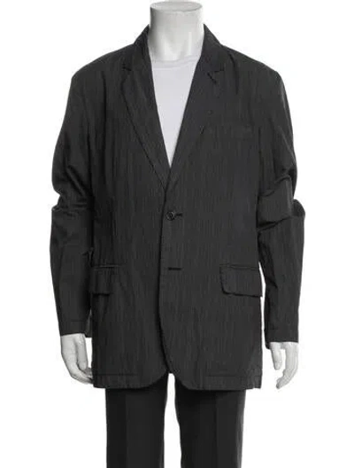 Pre-owned C.p. Company Striped Two-piece Blazer In Grey