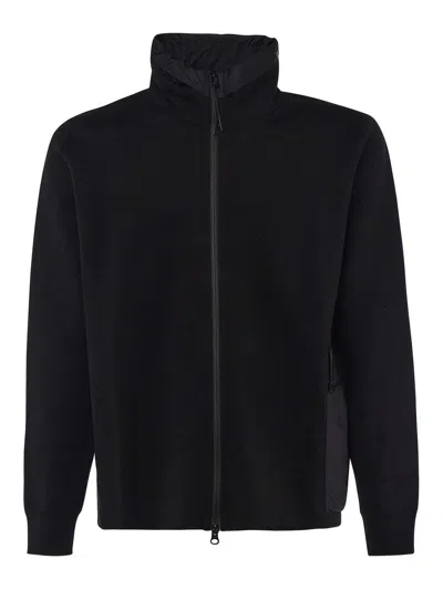 C.p. Company Sweatshirt With Zip Closure In Black