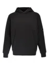 C.p. Company Relaxed-fit Hooded Sweatshirt In Black