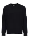C.p. Company Indigo Cotton Sweater Vanis