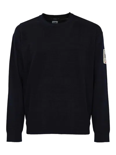 C.p. Company Indigo Cotton Sweater Vanis
