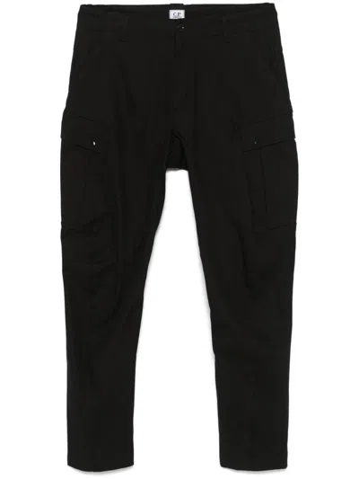 C.p. Company Superior Structure Cargo Pants In Black