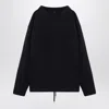 C.p. Company Black Cotton Sweater Men In Black