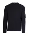 C.p. Company Knitwear Crew Neck In Fleece Knit In Black