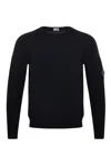 C.p. Company Crew Neck Sweater In Black
