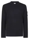C.p. Company Cotton Crewneck Sweatshirt In Blue