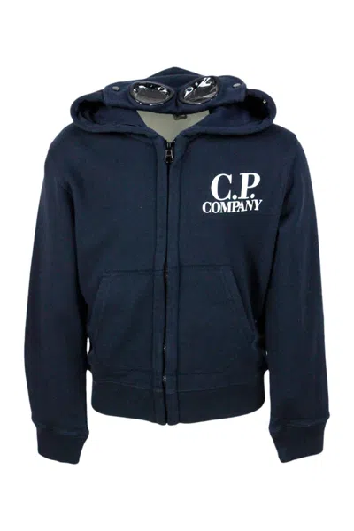 C.p. Company Kids' Sweater In Blue