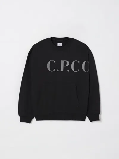 C.P. COMPANY SWEATER C. P. COMPANY KIDS COLOR BLACK,H46364002