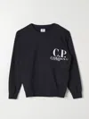 C.p. Company Logo-print Sweatshirt In Blue